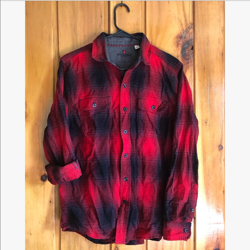 Woolrich Flannel Button Down Shirt